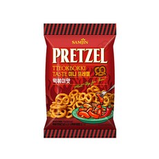 삼진 미니프레첼 떡볶이맛, 12개, 70g