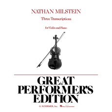Nathan Milstein - 3 Transcriptions / HL50333740 樂譜, 1個