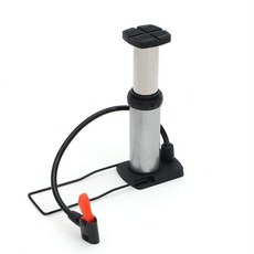 오알엔케이 자전거 발펌프(실버) 타이어공기압주입기
