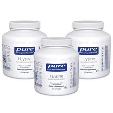 퓨어 인캡슐레이션스 L라이신 HCI 아미노산 캡슐, 3개, 270정