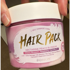 바이오레시피 헤어팩 300g 마블헤어팩 핑크헤어팩 / 트리트먼트 컨디셔너 헤어클리닉 단백질트리트먼트 단백질헤어팩, 3개
