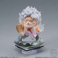 【M.M小舖 現貨】BANDAI 食玩 Niformation 航海王 蒙其·D·魯夫 5檔 公仔 模型, 1個