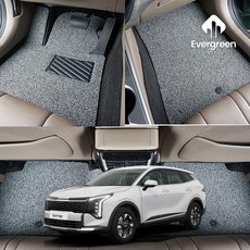 신형 2026 스포티지 코일매트 발판 발매트 (NQ5 5세대 페이스리프트), 더뉴스포티지 가솔린디젤 (2024.11~), [일반매트] 운전석, 블랙