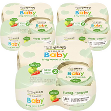 상하목장 유기농 베이비 요거트 사과 당근, 12개, 85g