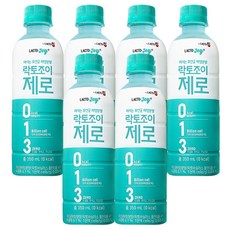 락토조이 제로 워터, 350ml, 6개