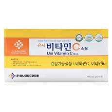 유니 비타민C 스틱 240포 맛있고 먹기 편한 분말형 온가족 비타민, 240개, 2g
