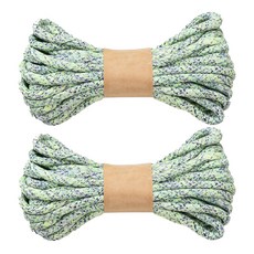 5.0mm 5m 옴브레 촘촘 우동실 키링 악세사리 헤어밴드 가방 마크라메 재료 컬러로프 칼라로프 무지개로프 아웃도어로프, 2개, 22.하와이