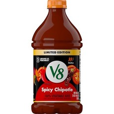 V8 Spicy Chipotle 100% Vegetable Juice 46 fl oz Bottle, 946ml