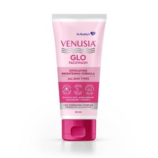 Dr. Reddy's Venusia Glo Facewash | Exfoliating & Brightening Formula All Skin Type | 100g, 1세트