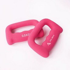 D형 복싱 덤벨 핸드헬드 피트니스 근력 훈련 아령 권투, 베리베어핑크 0.5KG, 1개, 1g