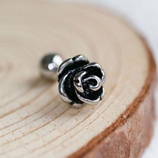 NOID-B 鋼製玫瑰造型耳環 M號 5色