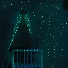 아이 침실 천장 인테리어 야광 데코 스티커 아이방 꾸미기 형광 장식 우주 포인트 벽지 별해, 1개, 1개입, 단일