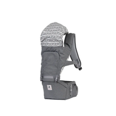 韓國 POGNAE NO.5升級版機能型坐墊背巾【金寶貝】二合一, 經典東京灰