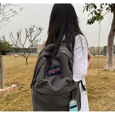 JanSport 後背包 經典校園旅行書包, 白