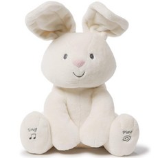 매직캐슬 노래하는 까꿍 토끼 작동완구, 30cm, 혼합 색상, 1개