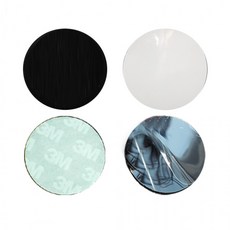 (하이셀) 소형 원형 겔패드 65mm 2개 1셋트 양면 3M 테이프 보조 흡착판 다용도 거치대, 1개