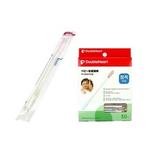 더블하트 유아용 점착면봉 50p, 1개입, 1개