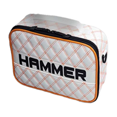 햄머 신형 악세사리 백 파우치 볼링백 볼링가방, 체크_화이트오렌지, 1개