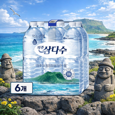 제주삼다수, 2L, 6개
