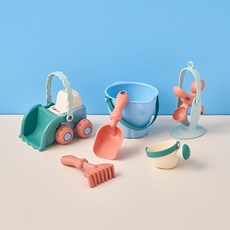모던하우스 샌드토이 부릉부릉 불도저 7종 세트 35 x 14 x 16 cm, 멀티, 1세트