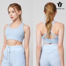 리나컴퍼니 여성용 요가복 크로스백 브라탑 CST06