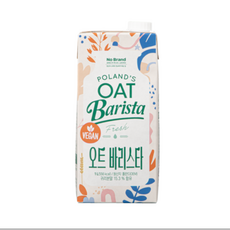 노브랜드 오트 바리스타, 1개, 1L
