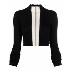 팜엔젤스 모크 넥 크롭 스웨터