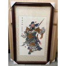 京綸 關聖帝君複製畫含框，提升居家空間藝術氣息，營造莊嚴肅穆氛圍