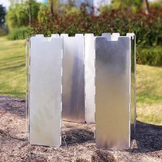 캠핑 화로바람막이 버너 스토브가림막 스탠드커버 접이식바람막이 휴대용가림막, 1개