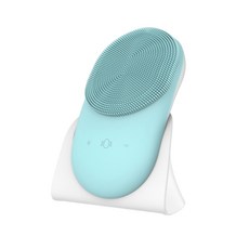 M6星諾承 韓國全新升級洗臉儀 洗臉機 電動洗臉機 9檔聲波溫熱奈米導入 潔面儀 矽膠洗臉刷, 薄荷綠, M-3