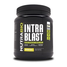 NUTRABIO Intra Blast 運動 氨基燃料 百香果 不含麩質, 718g, 1個