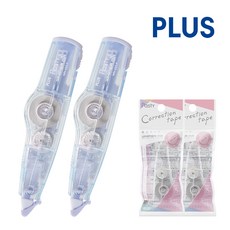 PLUS 플러스 파스티 수정테이프 (본품2+리필2), 1세트, 블루2+리필2 (WH625P)