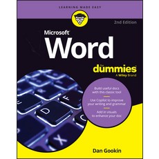 (영문도서) Word for Dummies Paperback, English, 9781394295449