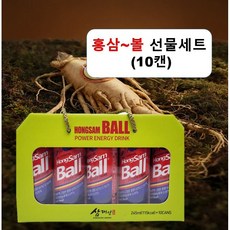 온니위드 홍삼볼 홍삼농축액 헛개나무 맥문동 선물세트, 1박스(10캔), 245ml