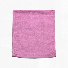 어린이집 휴대용 면소재 미니타월 손수건 36g 핑크