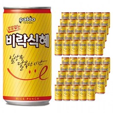 팔도 밥알없는 비락식혜 175ml x 60캔 30캔x2박스, 175cc, 60개