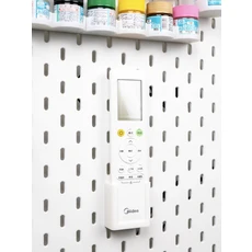 SKADIS 호환 에어컨 리모컨 홀더 플라스틱 보관 액세서리 아름다운 홈 오거나이저, 02 화이트(내경 49.5x21mm)