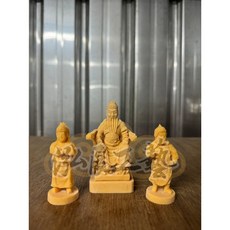 泓展工藝 關聖帝君 周倉 關平 模型神像 套組, 1個