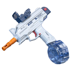 UZI 烏茲沖鋒電動水槍 連發水槍 高速水槍 充電大容量水槍 自動水槍 兒童水槍 戲水打水仗 BSMI檢驗合格, 1個, 烏茲短劍１充１電水槍