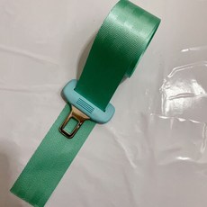 炫彩安全帶 汽車安全帶 加厚通用型安全帶 改裝米色保險座椅延長帶, 青色3.6米帶卡扣（送縫紉線限位扣）, 1個