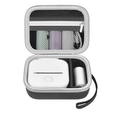 ANKHOH Memoking T02/Phomemo M02/ M02S/ M02 Pro/ Q30S/ Nelko PM230용 / Anycash/Ponek 미니 포켓 프린터용 라벨 메, 블랙