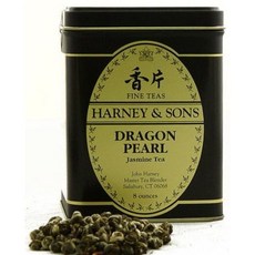 드래곤 펄 자스민 루즈 티 8온스 틴 Dragon Pearl Jasmine Loose tea in 8 Ounce tin, 1개