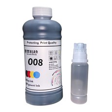 優墨 適用EPSON 008 商業用500ml 相容防水型 贈空瓶 L系列印表機 L15160 L6490 M2170, 黑 BK(需統編請備註),001/003/005/008瓶