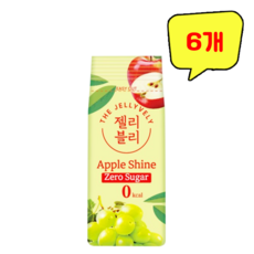 MDS 젤리블리 제로슈거 애플샤인 젤리, 6개, 60g