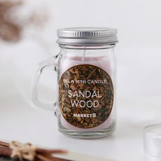 NILA 미니캔들 KS1008CDJ 샌들우드 0022.4420 90ml 1개