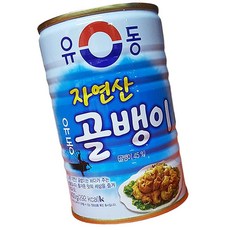 유동 자연산 골뱅이 캔 400g 4개 통조림
