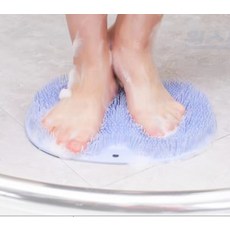 발각질 세척 브러쉬 매트, 블루
