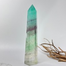 螢石柱 超透水草感 環形千層 彩虹光 黃螢石 綠螢石 藍螢石 紫螢石