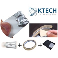 휠 복원 리얼 알루미늄 알로이 컬러 퍼티 빠데 (30ml) | 휠도색 카페인트 자동차 자전거 휠 흠집 스크래치 수리, 알로이휠 복원용 빠데 K0024, 1세트