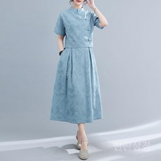 여성퓨전한복 린넨 개량 여자퓨전한복 스님옷 절복 여성 스커트 투피스 마